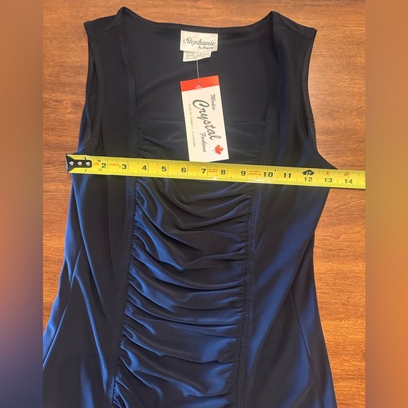 NWT Stephanie Navy Blue tank top - Picture 5 of 7
